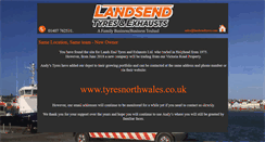 Desktop Screenshot of landsendtyres.com